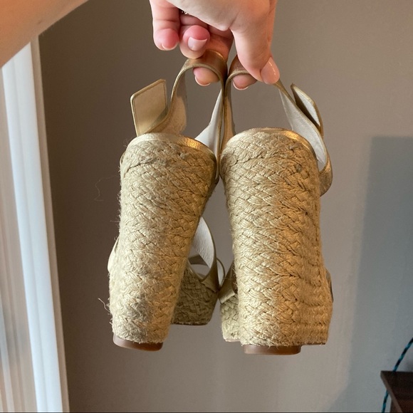 Michael Kors Gold Wedges 8.5 - Picture 5 of 9
